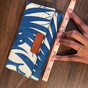 Embroidered Jacquard Wallet